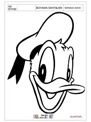 Donald Duck boyama sayfaları